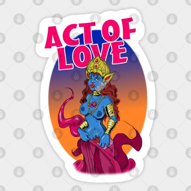 Act of Love and Defiance Sticker by silentrob668